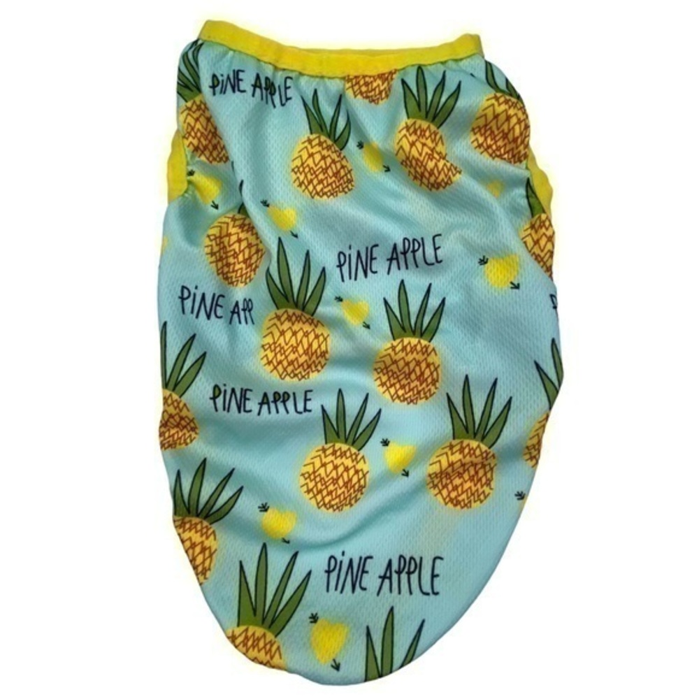 Dog Pineapple Print‎ Shirt Size Medium